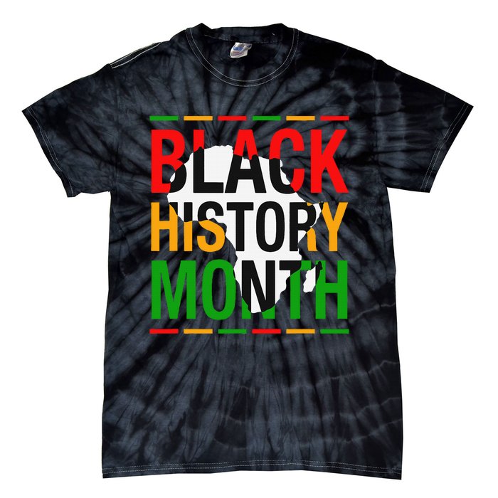 Black History Month African American Melanin Pride Gifts Tie-Dye T-Shirt