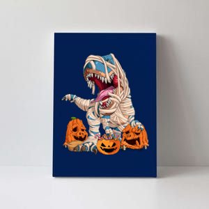 Boys Halloween Mummy Dinosaur T Rex Scary Pumpkin Broomstick Canvas