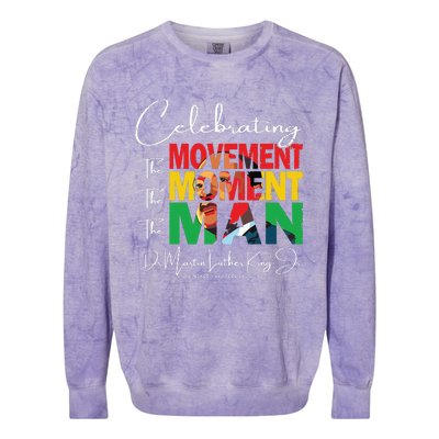 Black History Month Shirts Martin Have Dream Luther King Day Colorblast Crewneck Sweatshirt