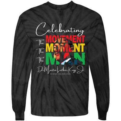 Black History Month Shirts Martin Have Dream Luther King Day Tie-Dye Long Sleeve Shirt