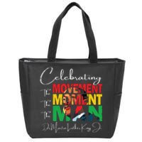 Black History Month Shirts Martin Have Dream Luther King Day Zip Tote Bag