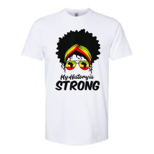 Black History Month My History Is Strong Softstyle CVC T-Shirt