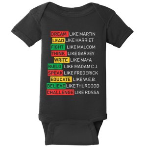 Black History Month African American Country Celebration Baby Bodysuit