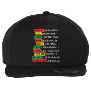 Black History Month African American Country Celebration Wool Snapback Cap