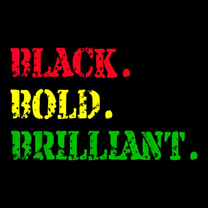 Black History Month Black Bold Brilliant Poster