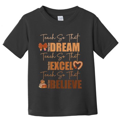 Black History Month Black Leaders African American Pride Toddler T-Shirt