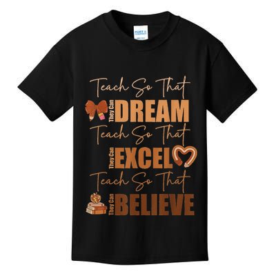 Black History Month Black Leaders African American Pride Kids T-Shirt