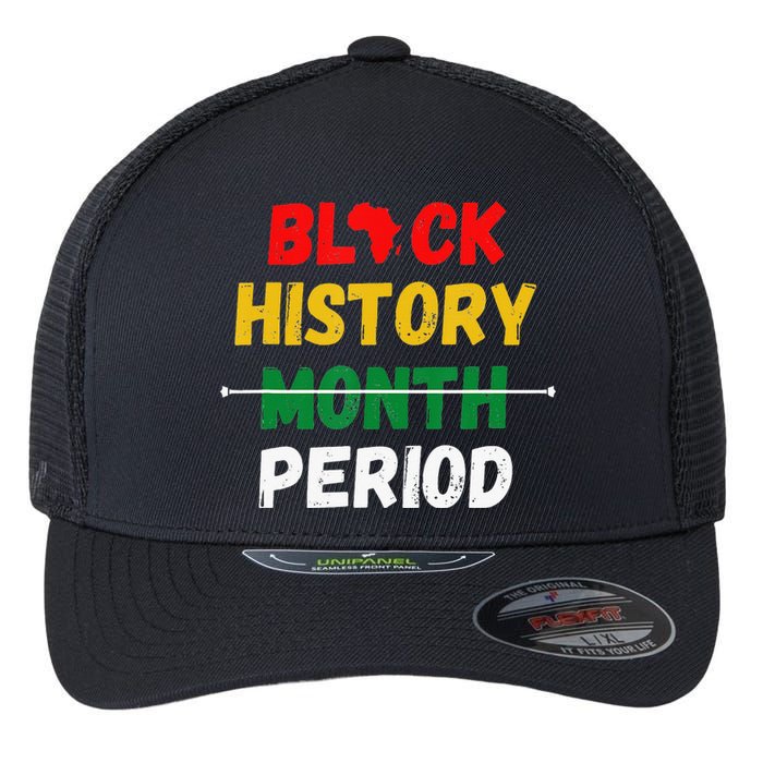 Black History Month Period African Pride BHM Flexfit Unipanel Trucker Cap