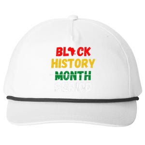 Black History Month Period African Pride BHM Snapback Five-Panel Rope Hat