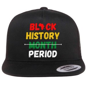 Black History Month Period African Pride BHM Flat Bill Trucker Hat