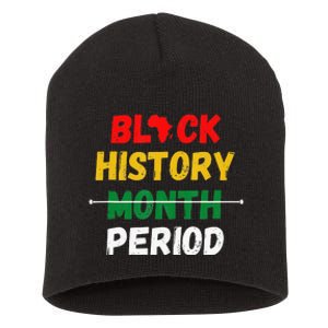 Black History Month Period African Pride BHM Short Acrylic Beanie