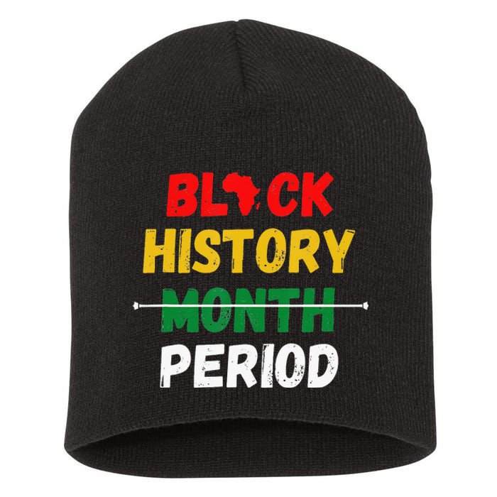 Black History Month Period African Pride BHM Short Acrylic Beanie