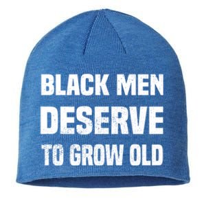 Black History Month Black Deserve To Grow Old Great Gift Sustainable Beanie