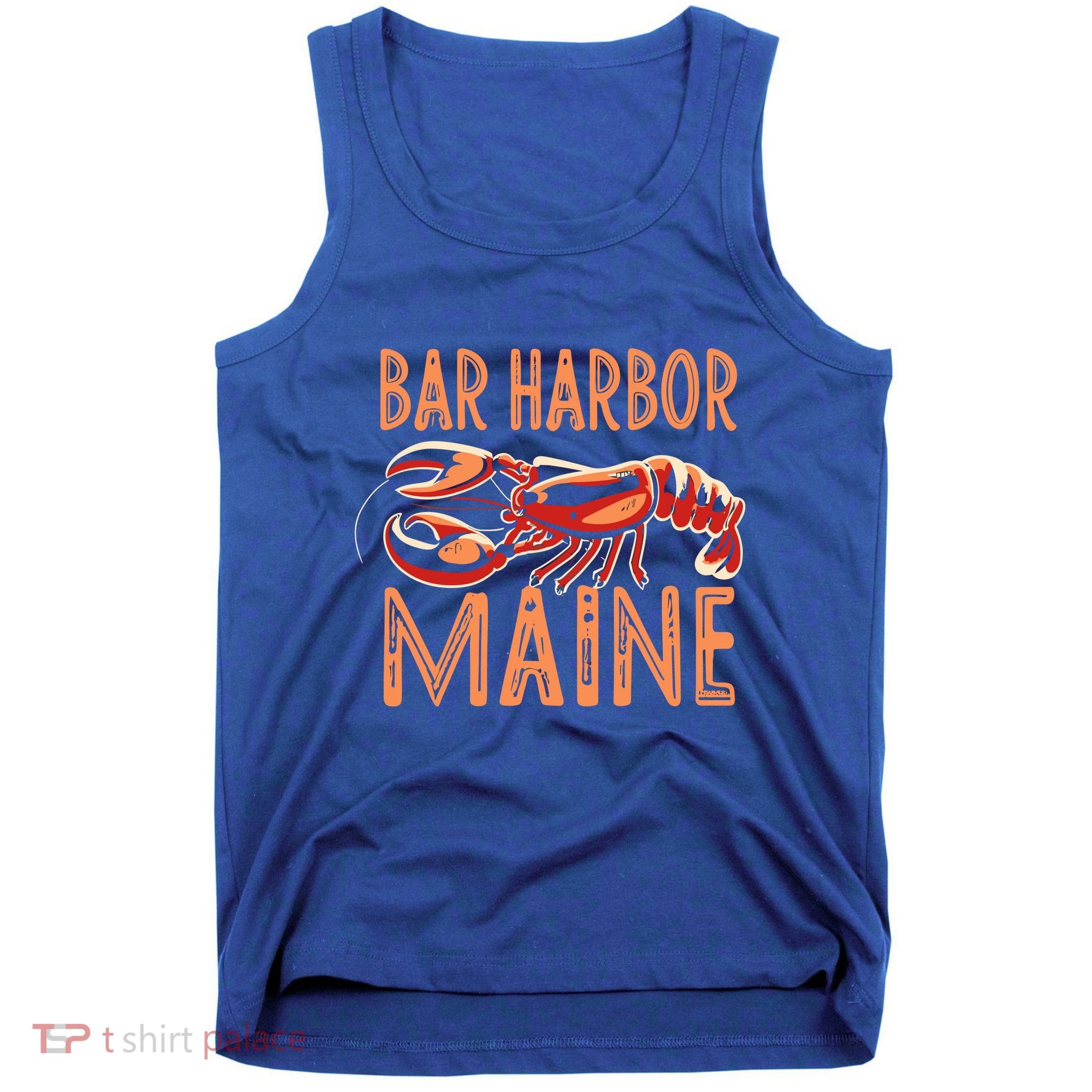 Bar Harbor Maine Lobster Travel Acadia Vintage Gift Tank Top