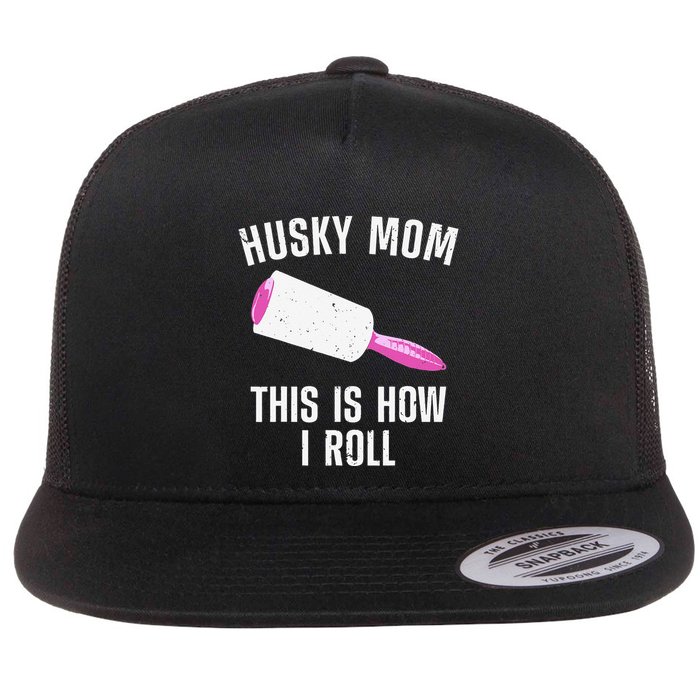 Best Husky Mom For  Alaskan Siberian Huskies Dog Flat Bill Trucker Hat
