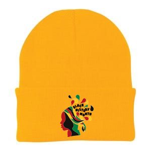 Black History Month Female African Knit Cap Winter Beanie