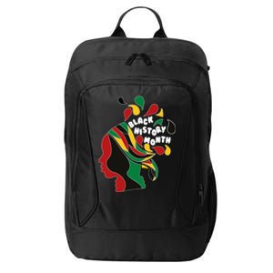 Black History Month Female African City Backpack