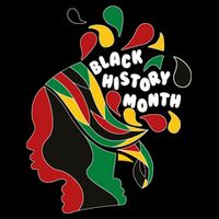Black History Month Female African Drawstring Bag