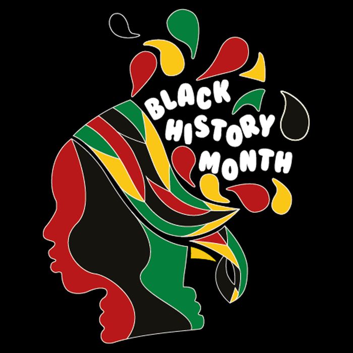 Black History Month Female African Drawstring Bag
