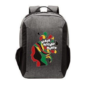 Black History Month Female African Vector Backpack