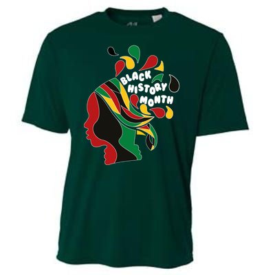 Black History Month Female African Cooling Performance Crew T-Shirt