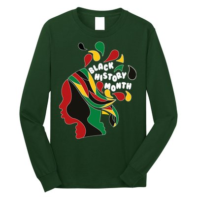 Black History Month Female African Long Sleeve Shirt