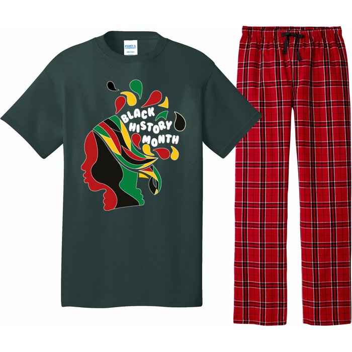 Black History Month Female African Pajama Set