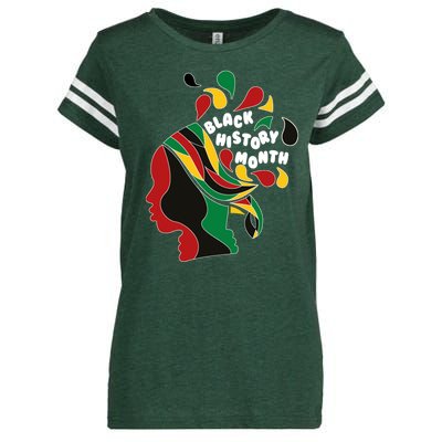 Black History Month Female African Enza Ladies Jersey Football T-Shirt