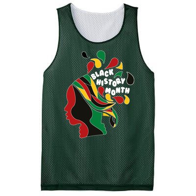 Black History Month Female African Mesh Reversible Basketball Jersey Tank