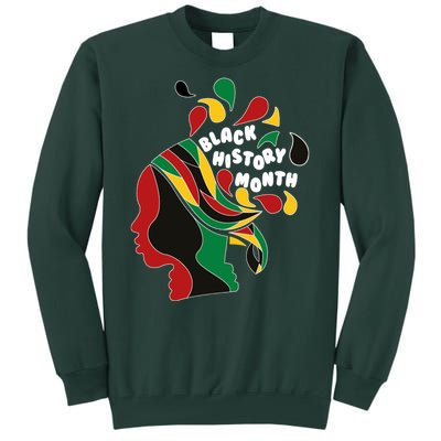 Black History Month Female African Tall Sweatshirt