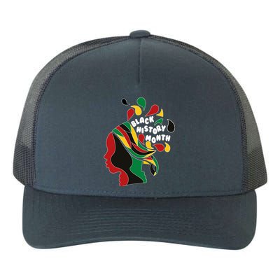 Black History Month Female African Yupoong Adult 5-Panel Trucker Hat