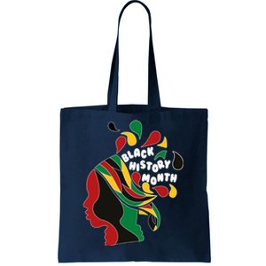 Black History Month Female African Tote Bag