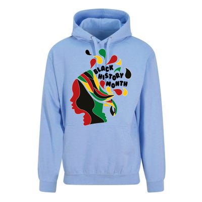 Black History Month Female African Unisex Surf Hoodie