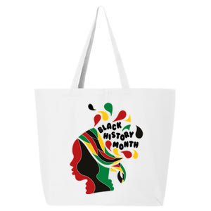 Black History Month Female African 25L Jumbo Tote