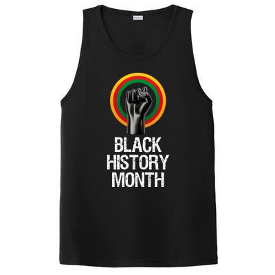 Black History Month African American Black Fist February PosiCharge Competitor Tank