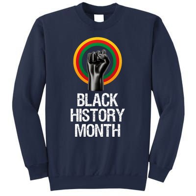 Black History Month African American Black Fist February Sweatshirt