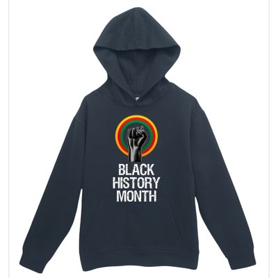 Black History Month African American Black Fist February Urban Pullover Hoodie