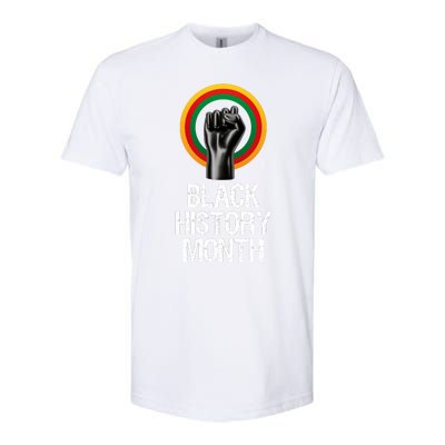 Black History Month African American Black Fist February Softstyle® CVC T-Shirt