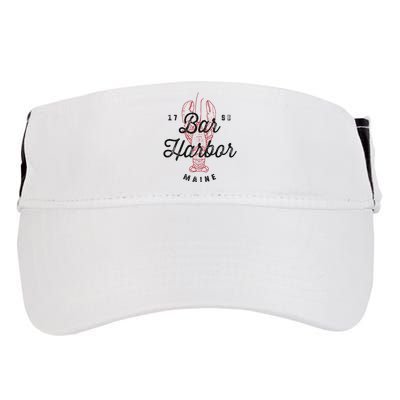 Bar Harbor Maine Souvenir Cool Vintage Lobster Adult Drive Performance Visor