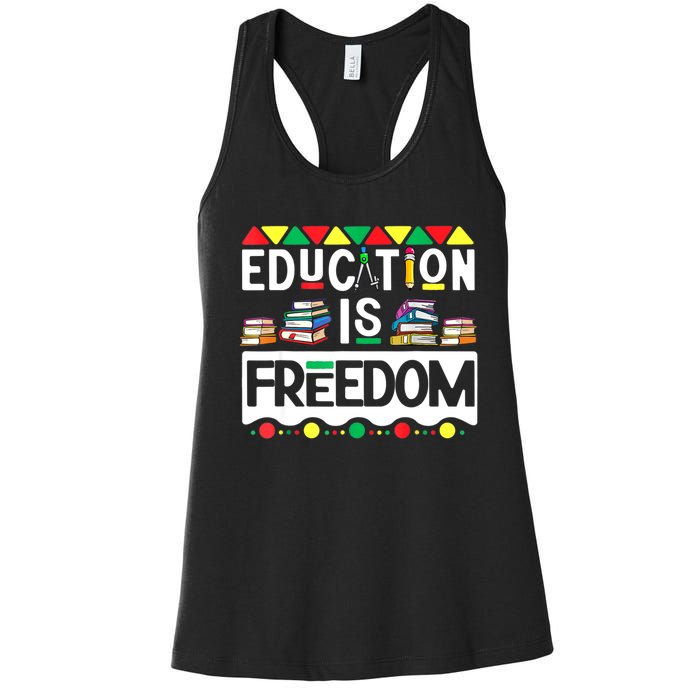 Black History Month T Shirts Black History Women's Racerback Tank