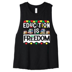 Black History Month T Shirts Black History Women's Racerback Cropped Tank