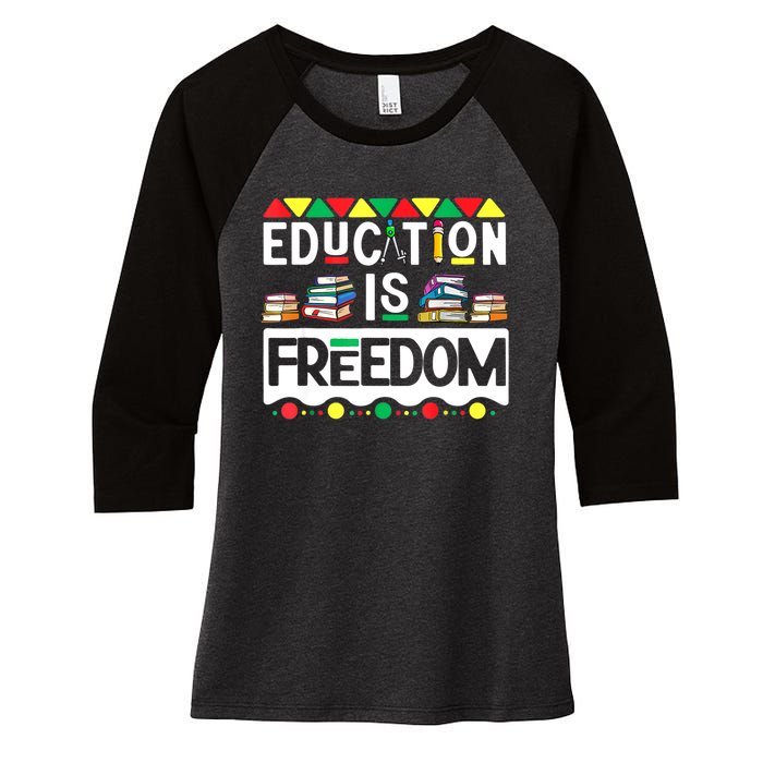 Black History Month T Shirts Black History Women's Tri-Blend 3/4-Sleeve Raglan Shirt