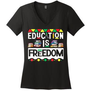 Black History Month T Shirts Black History Women's V-Neck T-Shirt