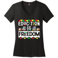 Black History Month T Shirts Black History Women's V-Neck T-Shirt