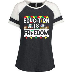 Black History Month T Shirts Black History Enza Ladies Jersey Colorblock Tee