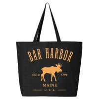 Bar Harbor Maine Usa With Moose Design Souvenir 25L Jumbo Tote