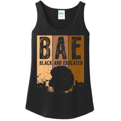 Black History Month BAE Black and Educated Melanin Ladies Essential Tank