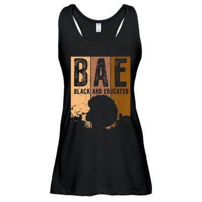 Black History Month BAE Black and Educated Melanin Ladies Essential Flowy Tank