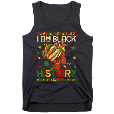 Black History Month Am Black History Black Woman Tank Top