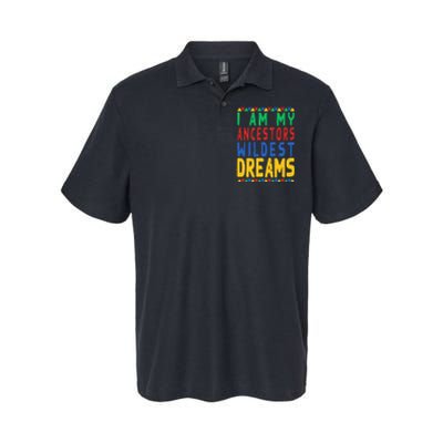 Black History Month Period Melanin pride Softstyle Adult Sport Polo